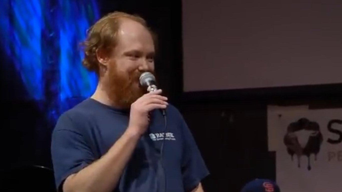 William Montgomery doing stand-up